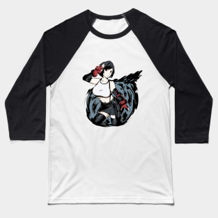 Final Fantasy Tifa Baseball T-Shirt